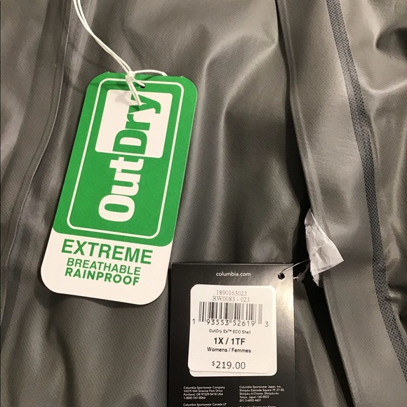 Columbia Out Dry Rain Coat - Picture 6 of 7